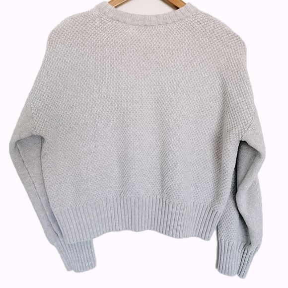 GAP Crew Neck Knit Cropped Sweater - Picture 3 of 6